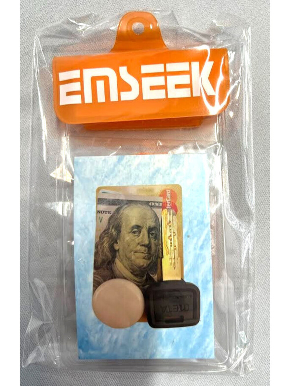 Emseek Waterproof Wallet-Key Fob, Cash, Credit Cards Holder Pouch *NEW*